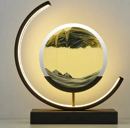 Chinese Style Hourglass Table Lamp