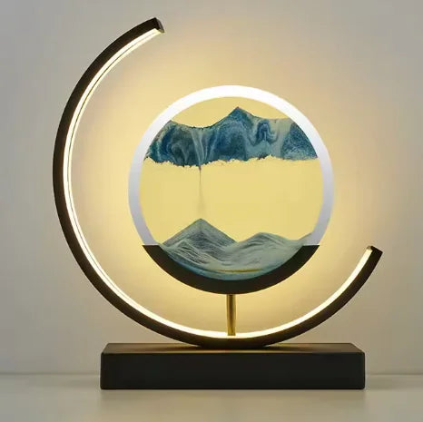 Chinese Style Hourglass Table Lamp
