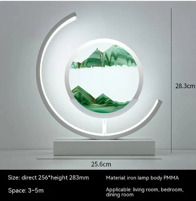 Chinese Style Hourglass Table Lamp